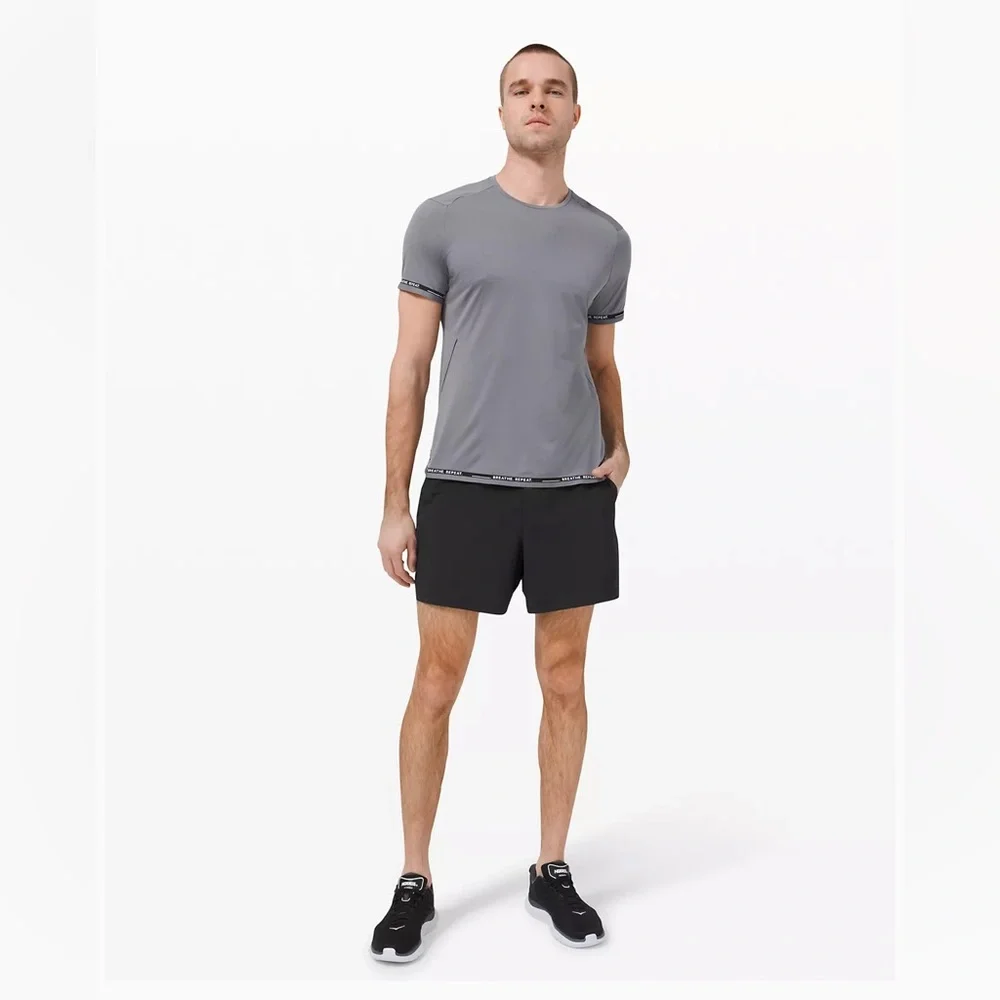 lululemon athletica Men's Black Athletic Shorts